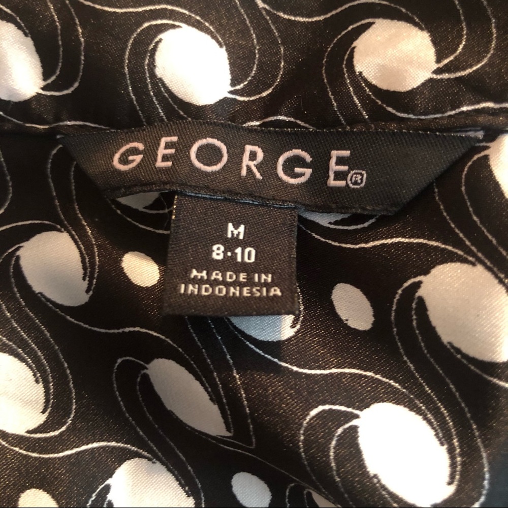 George Silky Smooth Button-Down Blouse - Picture 10 of 10